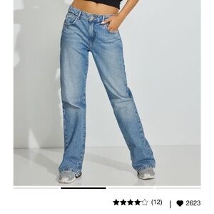 Garage Light Blue women’s Relaxed Jeans